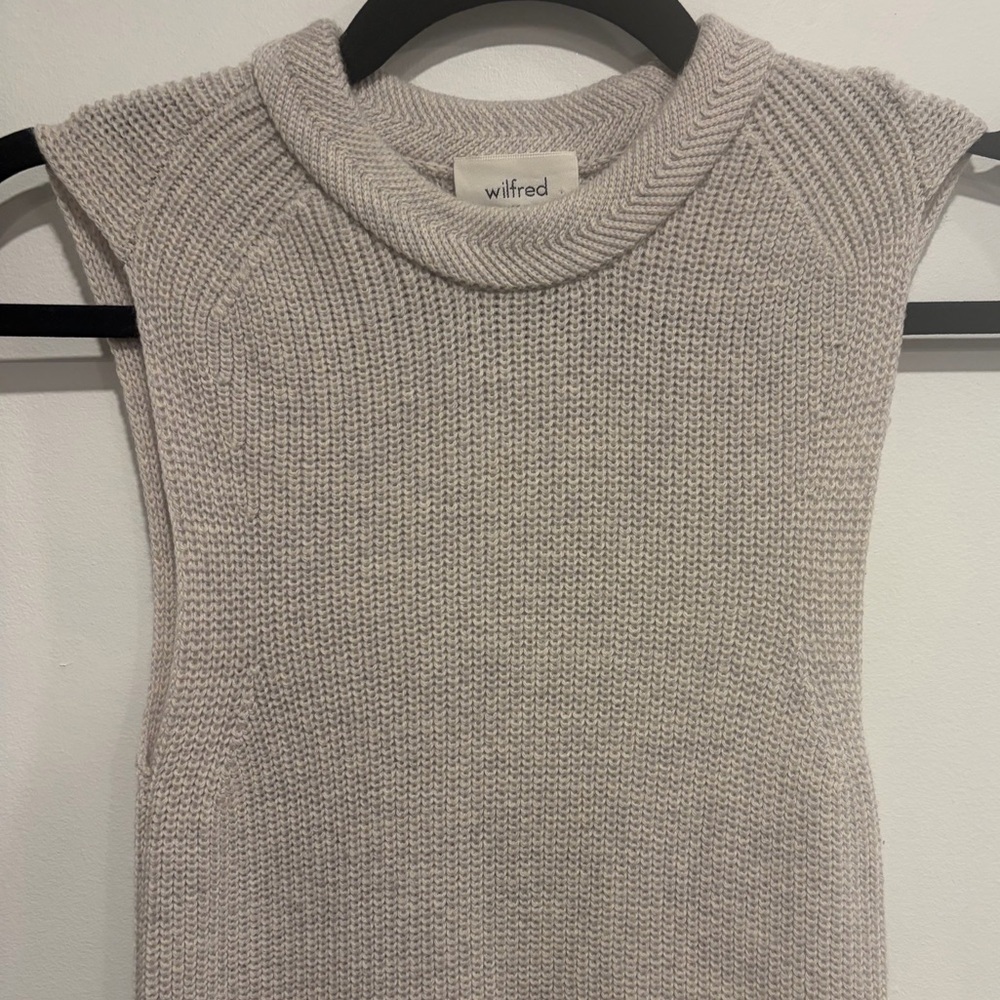 Wilfred Palmier Italian Wool Tunic Sweater – XXS - Picture 3 of 8